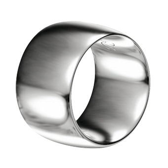 Sweeter Love | Wide Silver Ring - Click Image to Close